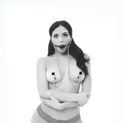 Ball Gag con Pinzas - Sex Shop