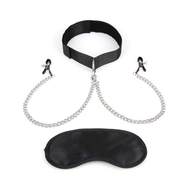 Collar Con Pinzas Lux Fetish - Sex Shop