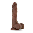 Dildo con ventosa de chocolate
