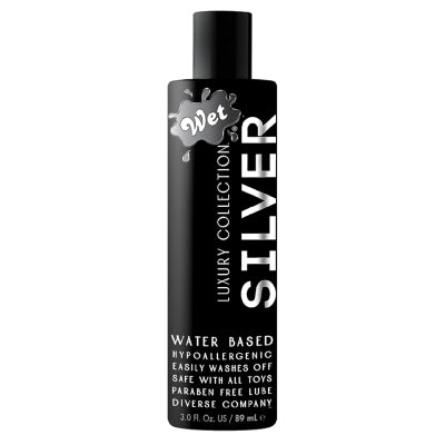 Lubricante Base Agua Wet Silver - Sex Shop
