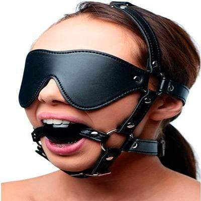 Mordaza con Antifaz Strict - Sex Shop