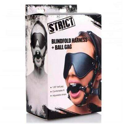 Mordaza con Antifaz Strict - Sex Shop