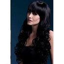 Peluca Ondulada con Fleco 66cm - Sex Shop