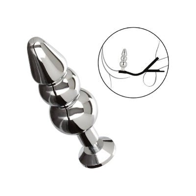 Plug Anal con Anillo Beaded - Sex Shop