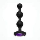 Plug Anal Con Perlas Morado - Sex Shop