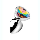 Plug Anal Corazón Arcoíris - Sex Shop