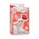 Plug Cristal con Rosa Roja - Sex Shop