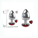 Plug de Metal con Diamante - Sex Shop