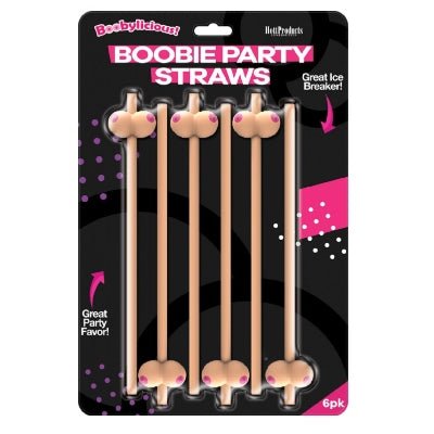 Popotes Boobies 6 Piezas - Sex Shop